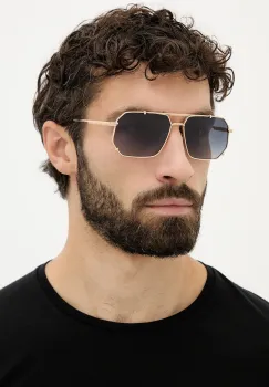 DSQUARED2 ochelari de soare culoarea auriu, D2 0175/S imagine