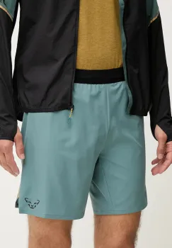 Dynafit pantaloni scurti sport Alpine Pro 2in1 culoarea turcoaz, 08.0000071642 imagine