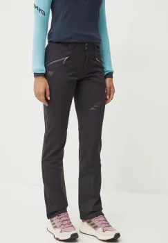 Dynafit pantaloni sport TLT Touring Dynastretch femei, culoarea negru, 08.0000071389 imagine