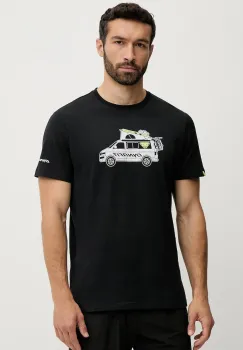 Dynafit tricou Graphic culoarea verde, cu imprimeu, 08.0000070998 imagine