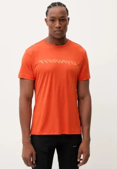 Dynafit tricou sport Traverse culoarea portocaliu, cu imprimeu, 08.0000070670 imagine