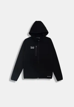 EA7 Emporio Armani hanorac cu fermoar si gluga pentru copii imagine