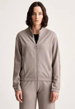 EA7 Emporio Armani hanorac cu fermoar si gluga pentru femei imagine