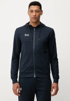 EA7 Emporio Armani hanorac de bumbac imagine