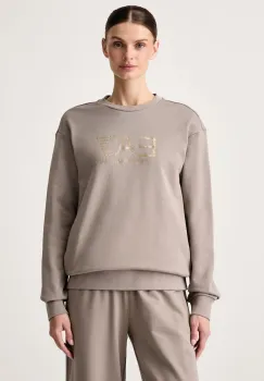 EA7 Emporio Armani hanorac pentru femei cu bumbac imagine