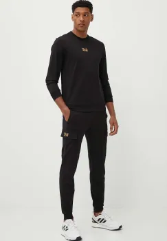 EA7 Emporio Armani pantaloni de trening din bumbac imagine