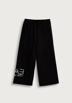 EA7 Emporio Armani pantaloni de trening pentru copii din bumbac cu elastan imagine