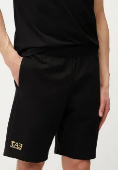 EA7 Emporio Armani pantaloni scurti din bumbac imagine