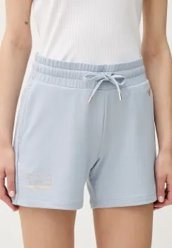 EA7 Emporio Armani pantaloni scurti pentru femei, cu vascoza imagine