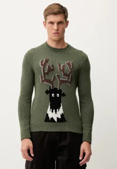 EA7 Emporio Armani pulover din amestec de lana imagine