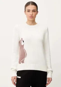 EA7 Emporio Armani pulover din amestec de lana imagine