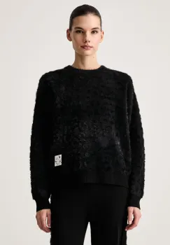 EA7 Emporio Armani  pulover loungewear pentru femei cu amestec de lana imagine
