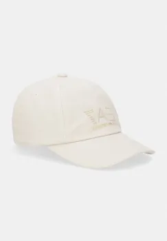 EA7 Emporio Armani sapca de baseball din bumbac imagine