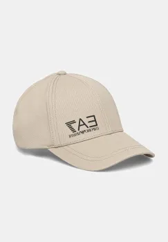 EA7 Emporio Armani sapca de baseball din bumbac imagine