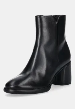 Ecco cizme de piele Sculpted Lx 55 Boot culoarea negru, cu toc drept, 222613-01001 imagine