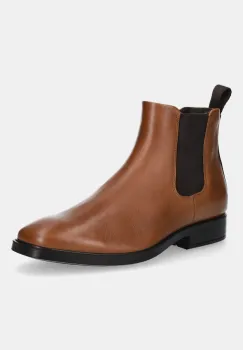 Ecco ghete chelsea de piele Metro Milan Chelsea culoarea maro, 523384-01644 imagine