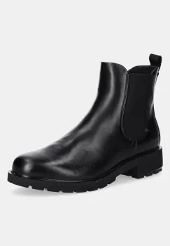 Ecco ghete chelsea de piele Metro Vienna Chelsea culoarea negru, cu toc plat, 231323-01001 imagine
