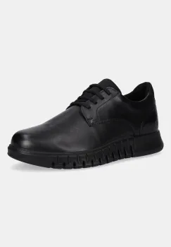Ecco pantofi de piele Gruuv Studio Derby culoarea negru, 512314-51052 imagine