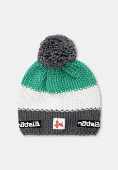 Eisbar caciula din amestec de lana Star Pompon MU SA culoarea verde, E33172 imagine