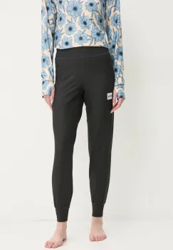 Eivy pantaloni sport Journey femei, culoarea negru, neted, A00384001 imagine