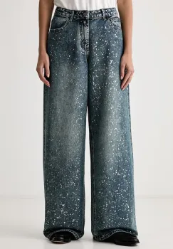 Eleh  blugi wide leg pentru femei imagine