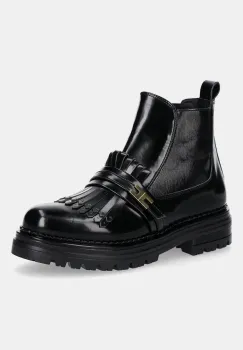 Elisabetta Franchi botine copii culoarea negru, F4A5-E0438 imagine