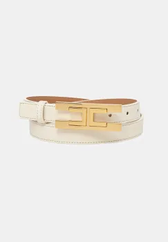 Elisabetta Franchi curea culoarea bej, CT72S57E2 imagine