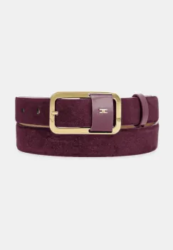Elisabetta Franchi curea culoarea bordo, CT42S56E2 imagine