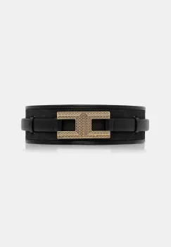 Elisabetta Franchi curea culoarea negru, CT52S57E2 imagine