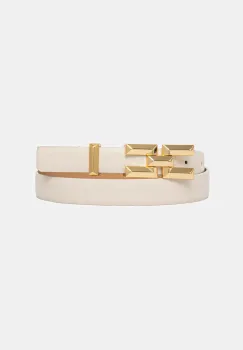 Elisabetta Franchi curea femei, culoarea bej, CT35S52E2 imagine