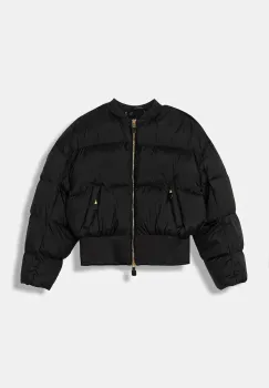 Elisabetta Franchi geaca copii culoarea negru, EFGB131.C.NY297 imagine