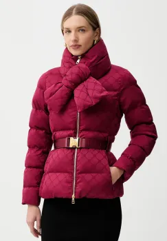 Elisabetta Franchi geaca culoarea bordo, de iarna, PI83D56E2 imagine