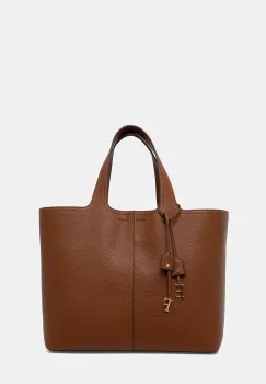 Elisabetta Franchi geanta culoarea maro, BS96A52E2 imagine