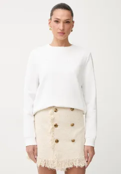 Elisabetta Franchi hanorac pentru femei, cu bumbac imagine