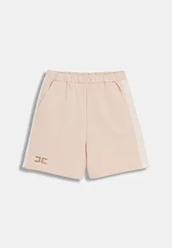 Elisabetta Franchi pantaloni scurti din bumbac pentru copii imagine