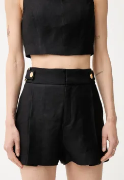 Elisabetta Franchi pantaloni scurti pentru femei, cu in imagine