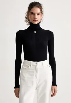 Elisabetta Franchi  pulover cu guler inalt pentru femei cu vascoza imagine