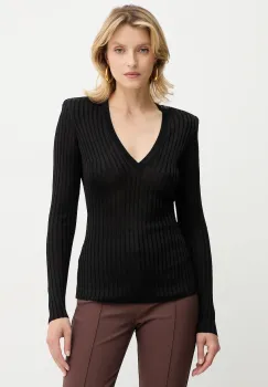 Elisabetta Franchi pulover culoarea negru, light, MK21S56E2 imagine