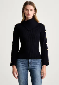 Elisabetta Franchi pulover pentru femei cu vascoza imagine