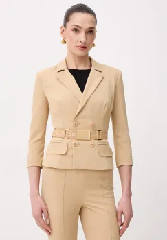 Elisabetta Franchi sacou cu doua randuri de nasturi de dama imagine