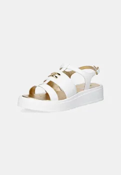 Elisabetta Franchi sandale din piele pentru copii imagine