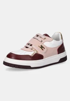 Elisabetta Franchi tenisi din piele copii culoarea roz, F4A9-E0345 imagine