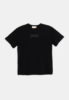 Elisabetta Franchi tricou copii culoarea negru, EFTS235.0.JE006 imagine