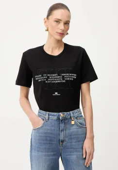 Elisabetta Franchi tricou din bumbac imagine