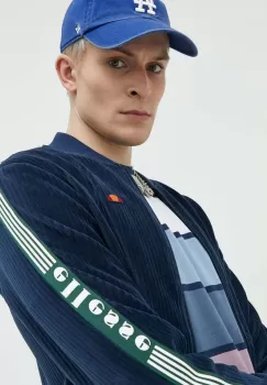 Ellesse bluza barbati, culoarea albastru marin, cu imprimeu imagine