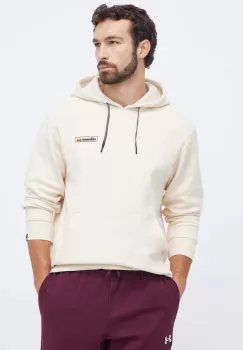 Ellesse bluza barbati, culoarea bej, cu gluga, neted imagine