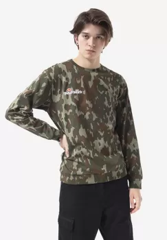Ellesse bluza barbati, culoarea verde, modelator SHK12432-KHAKI imagine