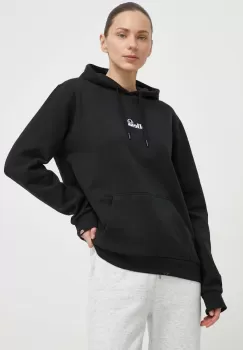 Ellesse bluza Jazana OH Hoody femei, culoarea negru, cu gluga, cu imprimeu, SGP16460 imagine