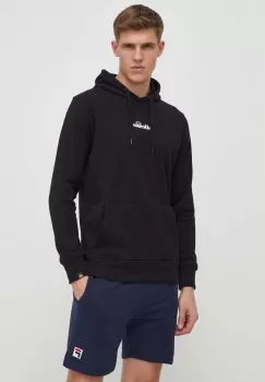 Ellesse bluza Pershuta OH Hoody barbati, culoarea negru, cu gluga, cu imprimeu, SHP16466 imagine