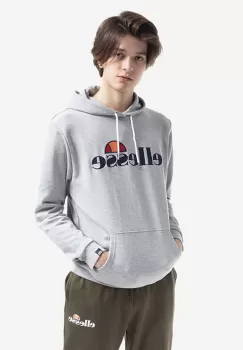 Ellesse bluza SHK13288 Ferrer barbati, culoarea verde, cu gluga, neted SHK13288-KHAKI imagine